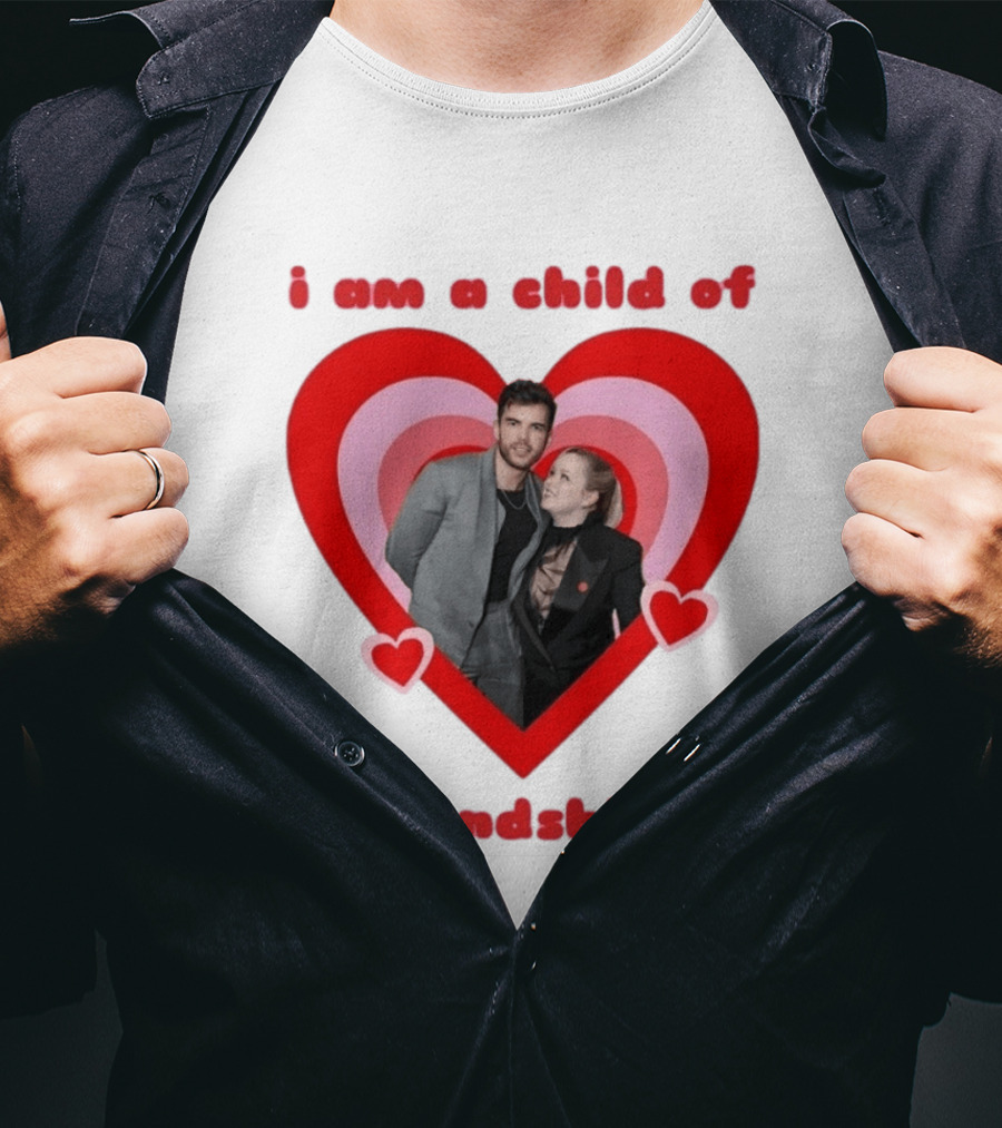 Luke Newton Nicola Coughlan I Am A Child Of Friendship Heart T-Shirt