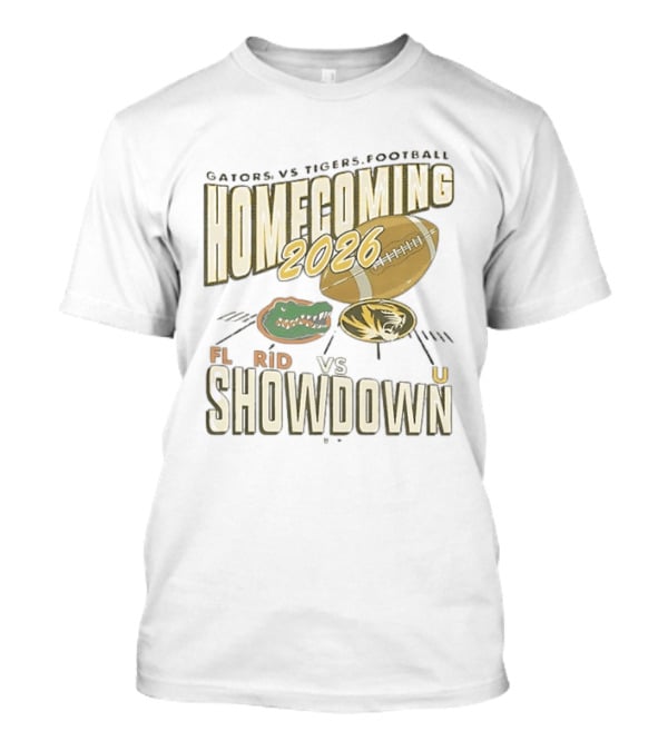 Florida Gators Vs Mizzou Tigers 2026 Homecoming Showdown Football T-Shirt