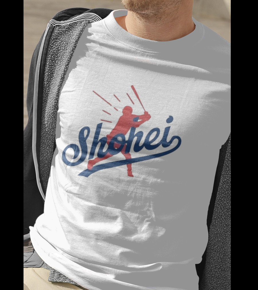 Shohei Ohtani MLB Los Angeles Baseball Player Silhouette Swing T-Shirt