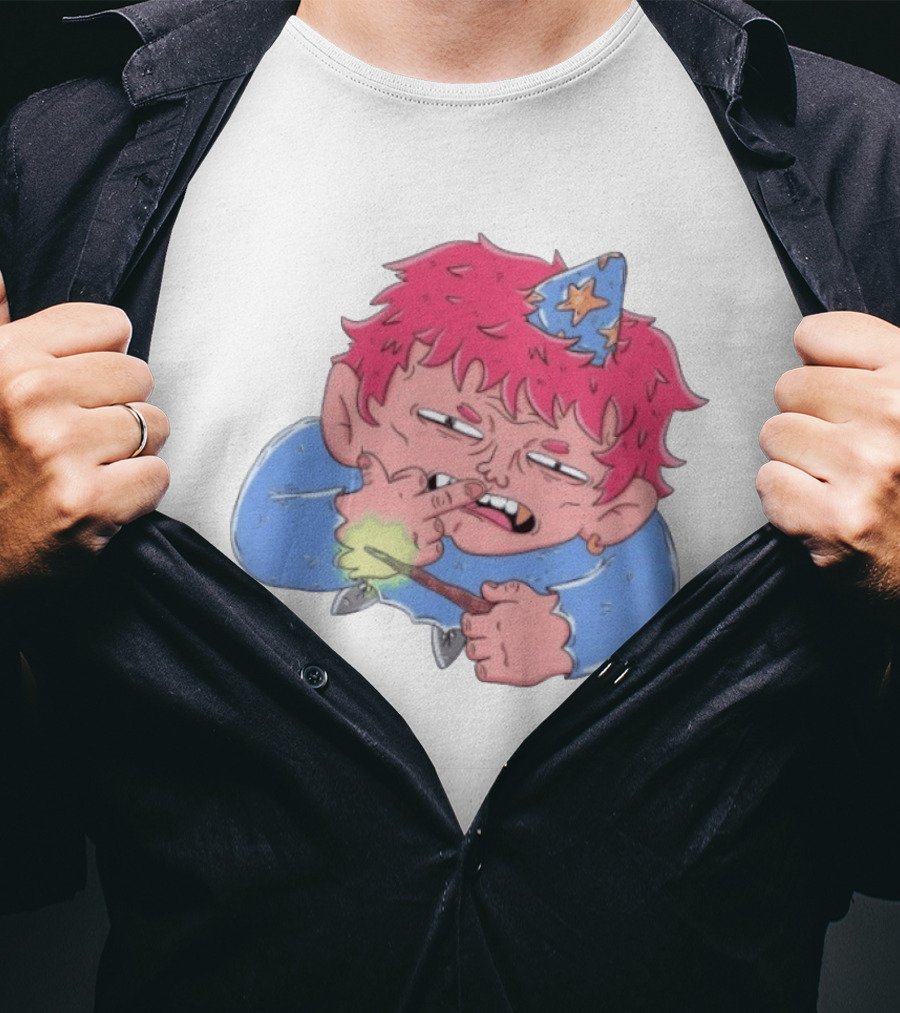 I Cast F*** Right Off And Go Away Wizard Wand Spell Fun T-Shirt