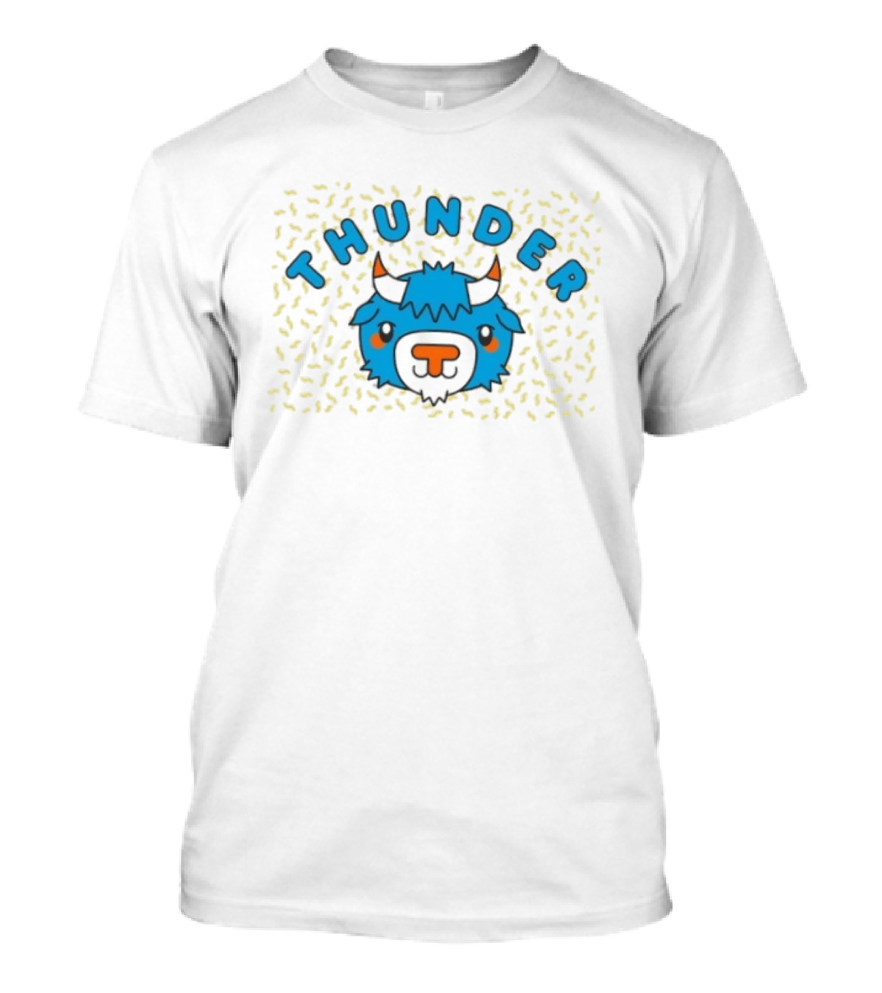 Oklahoma City Thunder Cartoon Rumble The Bison T-Shirt