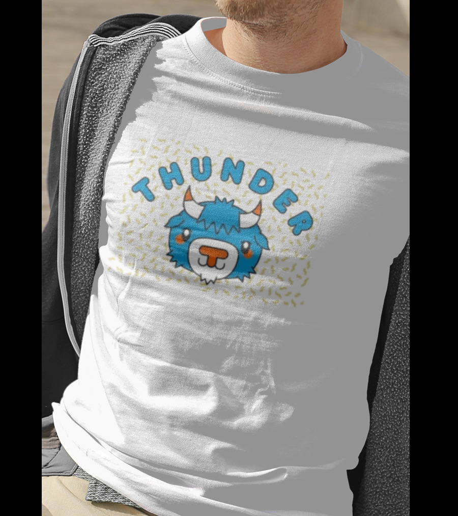 Oklahoma City Thunder Cartoon Rumble The Bison T-Shirt