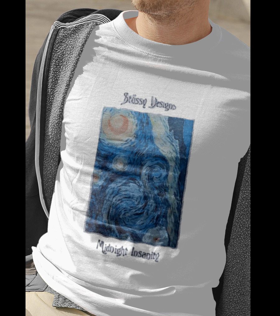 Stüssy Midnight Insanity The Starry Night T-Shirt