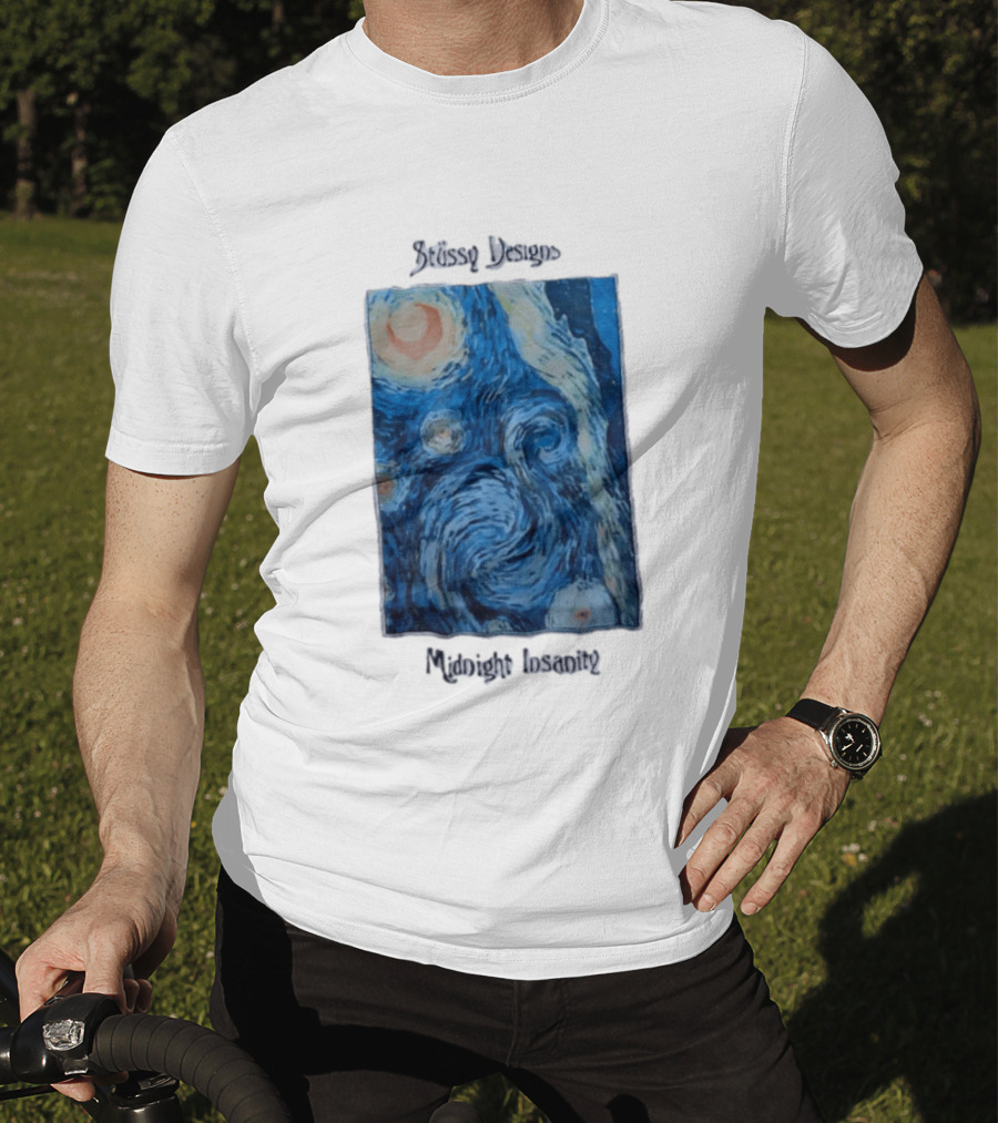 Stüssy Midnight Insanity The Starry Night T-Shirt
