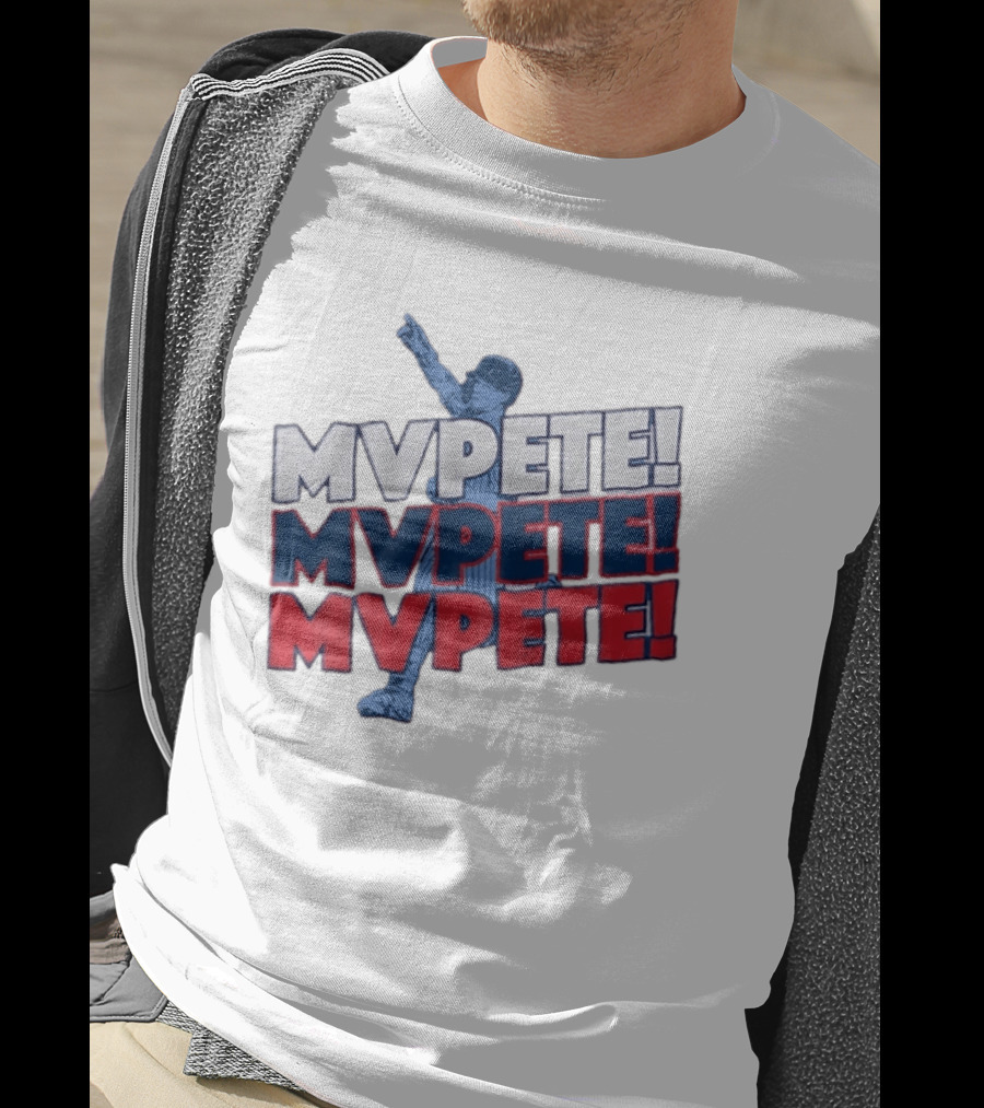 Pete Crow Armstrong Chicago Cubs MVPete Chant Celebration T-Shirt