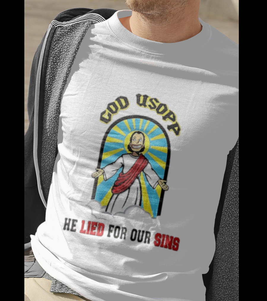 God Usopp He Lied For Our Sins One Piece Anime T-Shirt