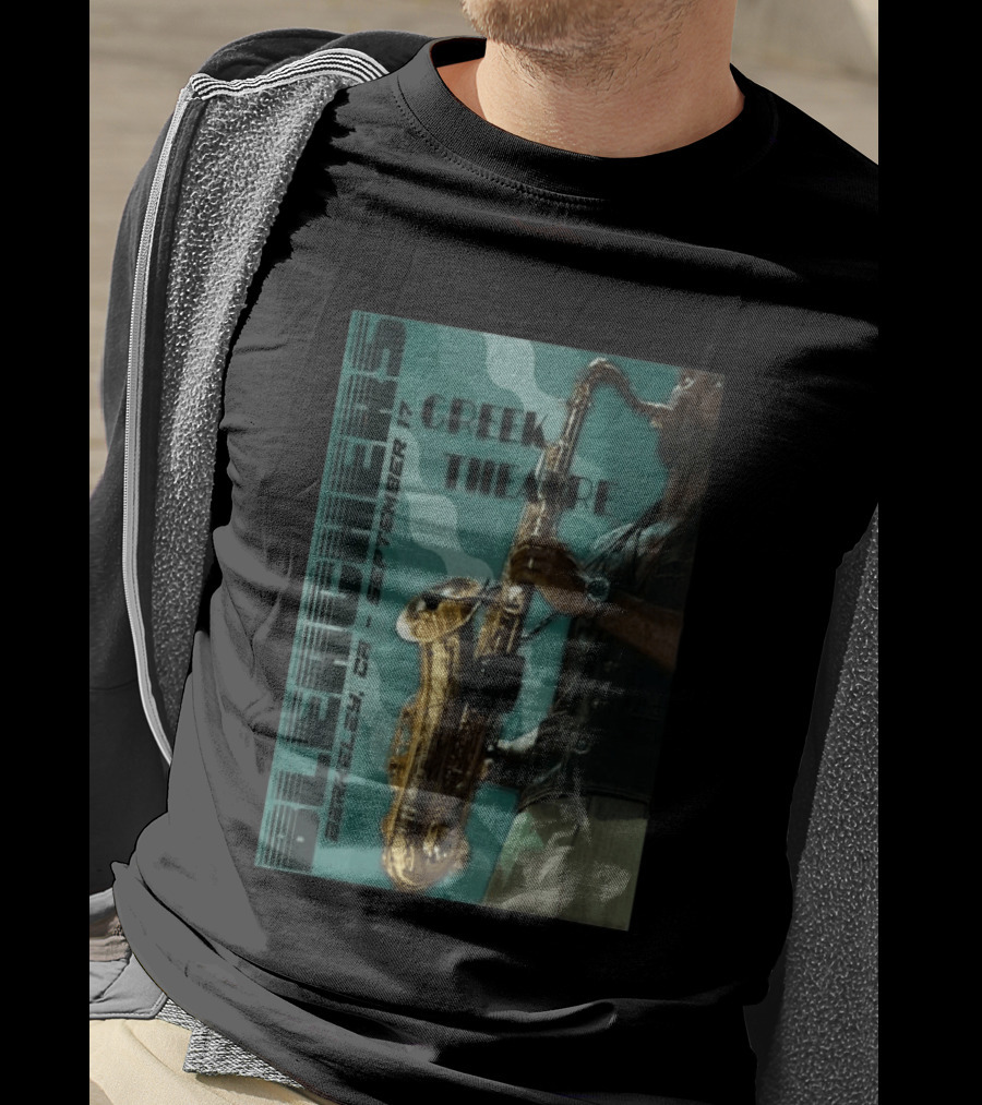 Bleachers Berkeley September 17 Greek Theatre Saxophone Player T-Shirt