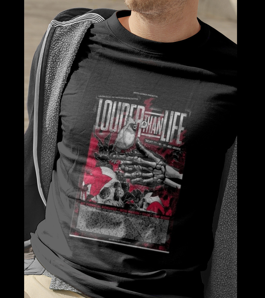 Louder Than Life 2026 Festival My Chemical Romance Iron Maiden Tool Limp Bizkit T-Shirt