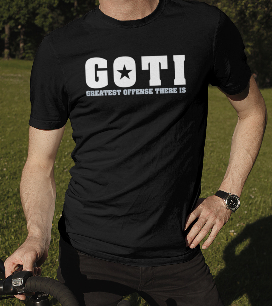 Goti Star Icon Greatest Offense There Is Football T-Shirt