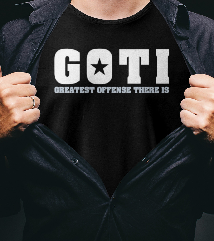 Goti Star Icon Greatest Offense There Is Football T-Shirt