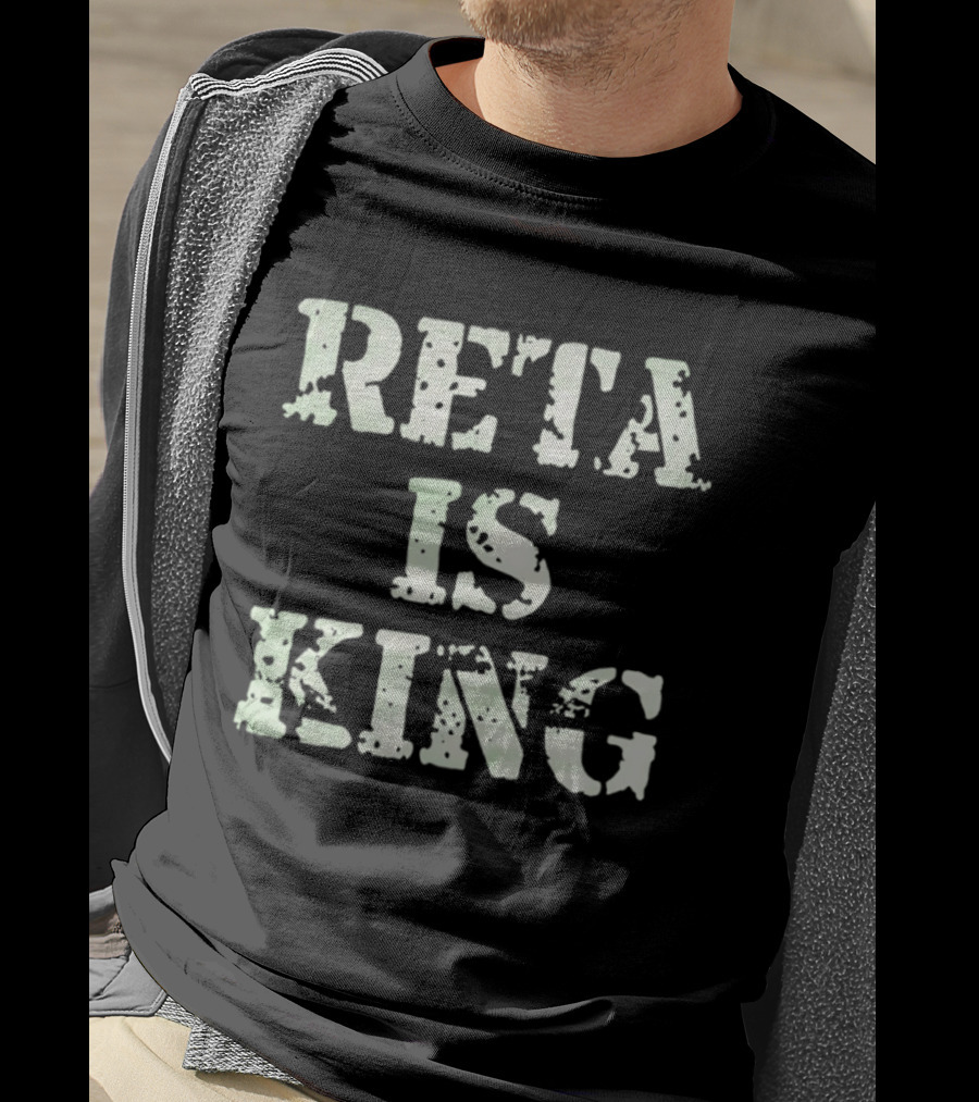 Retail Is King Distressed Shopping Business T-Shirt
