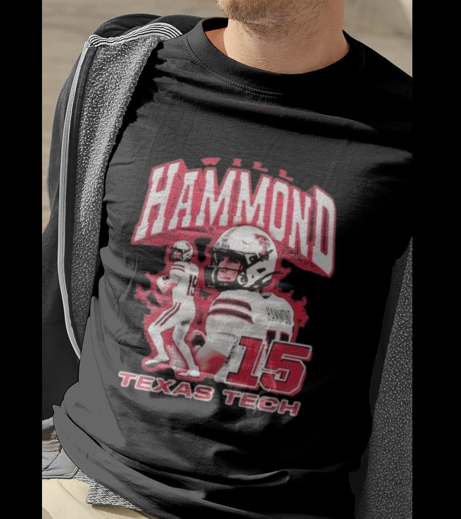 William Hammond Texas Tech Red Raiders Football 15 T-Shirt