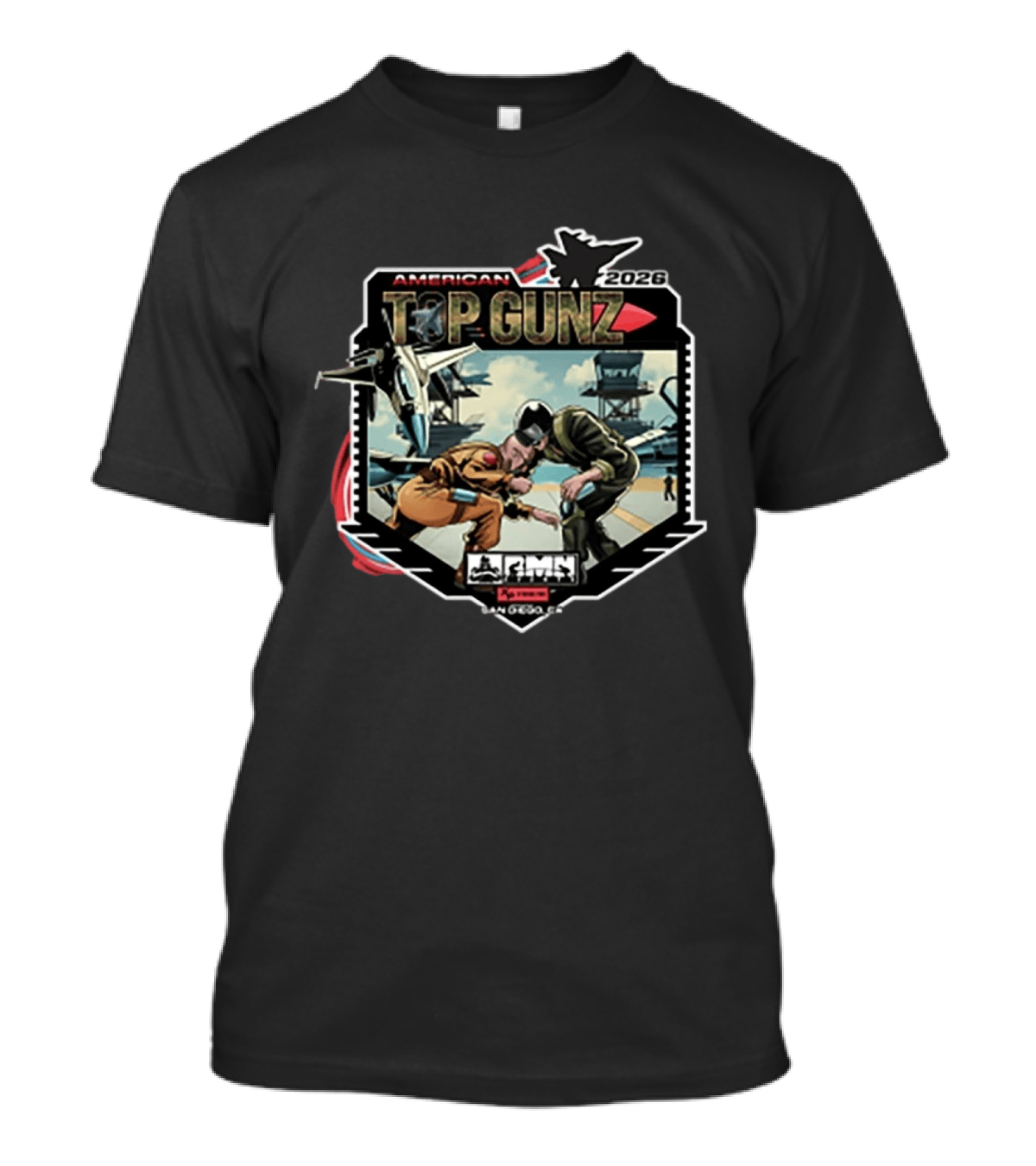 RMN Events American Top Gunz 2026 Fighter Jets San Diego T-Shirt