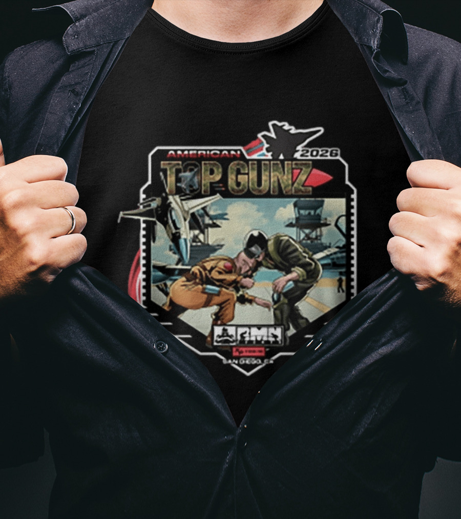 RMN Events American Top Gunz 2026 Fighter Jets San Diego T-Shirt