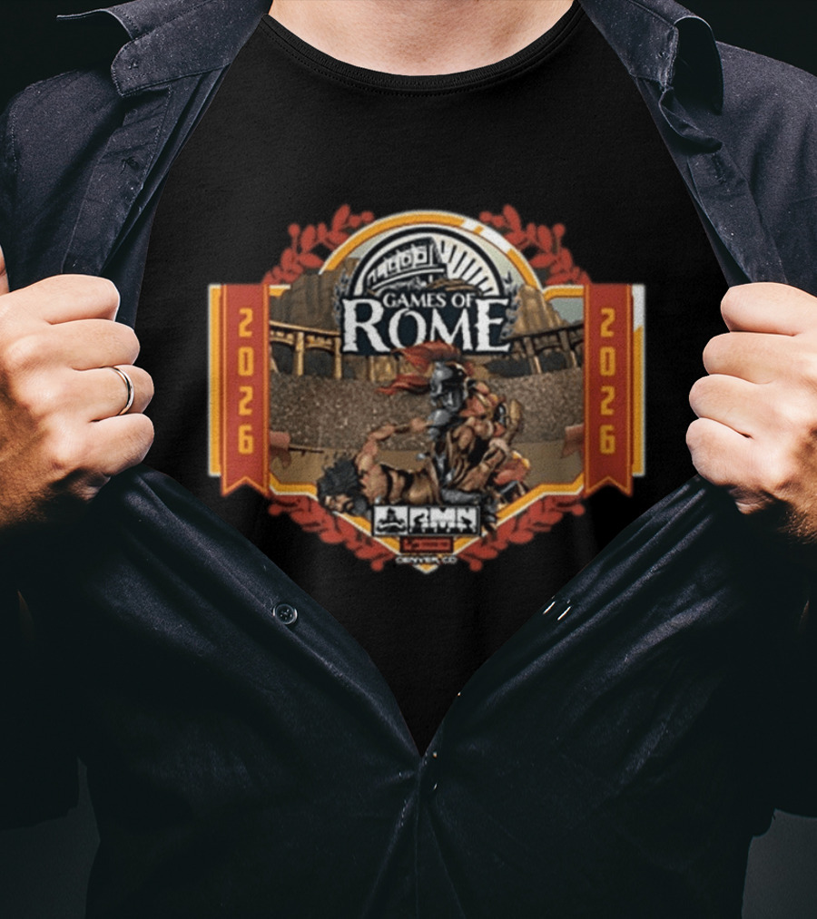 RMN Events Games Of Rome 2026 Gladiator Arena T-Shirt