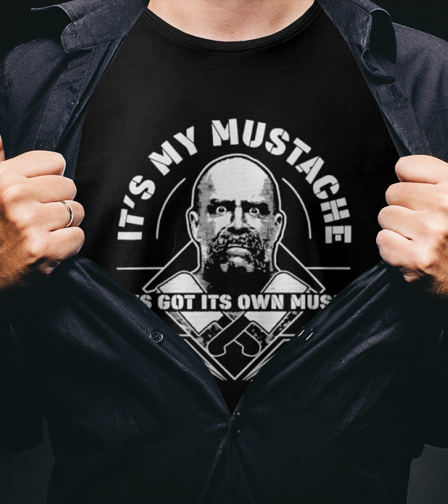 It's My Mustache It's Got Its Own Musk AEW T-Shirt