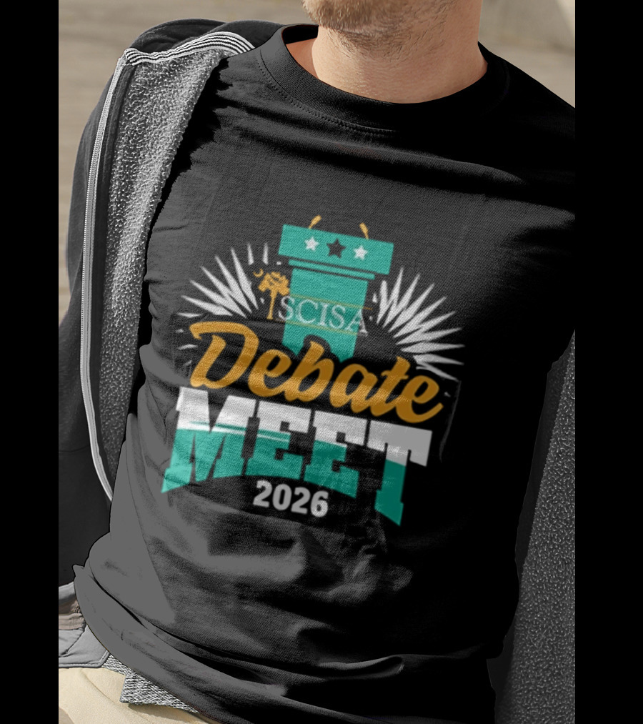 SCISA Debate Meet 2026 Podium Stars Event T-Shirt