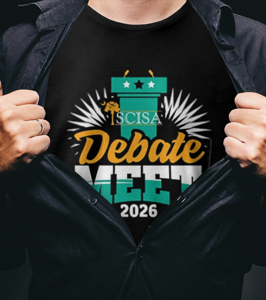 SCISA Debate Meet 2026 Podium Stars Event T-Shirt