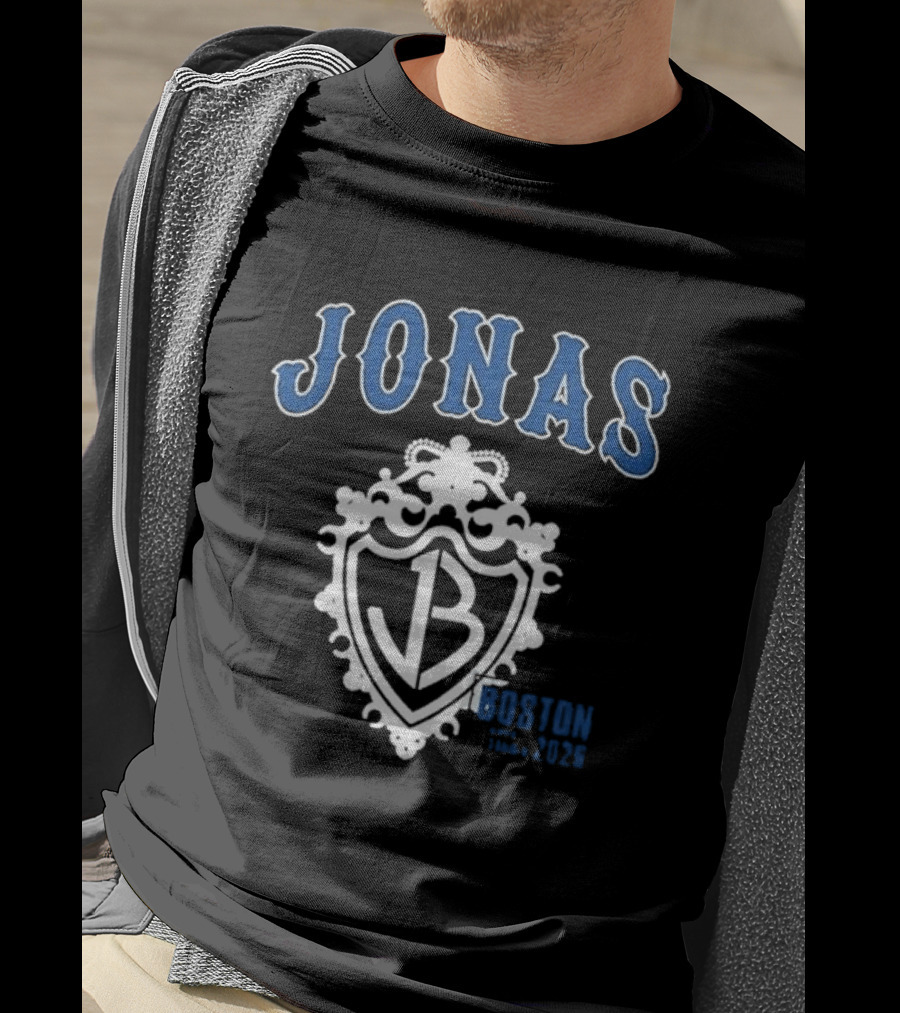 Jonas Brothers The Burning Up Tour All Over Again Boston MA Sep 25 2026 T-Shirt