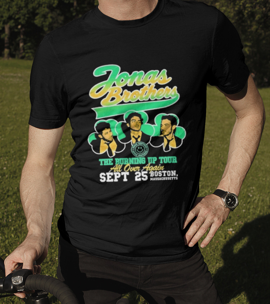 Jonas Brothers The Bringing Up Tour All Over Again Sept 25 Boston Massachusetts T-Shirt