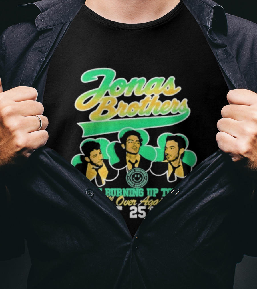 Jonas Brothers The Bringing Up Tour All Over Again Sept 25 Boston Massachusetts T-Shirt