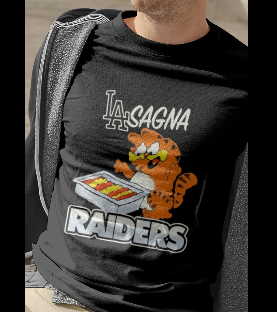 LA Lasagna Cat Raiders T-Shirt
