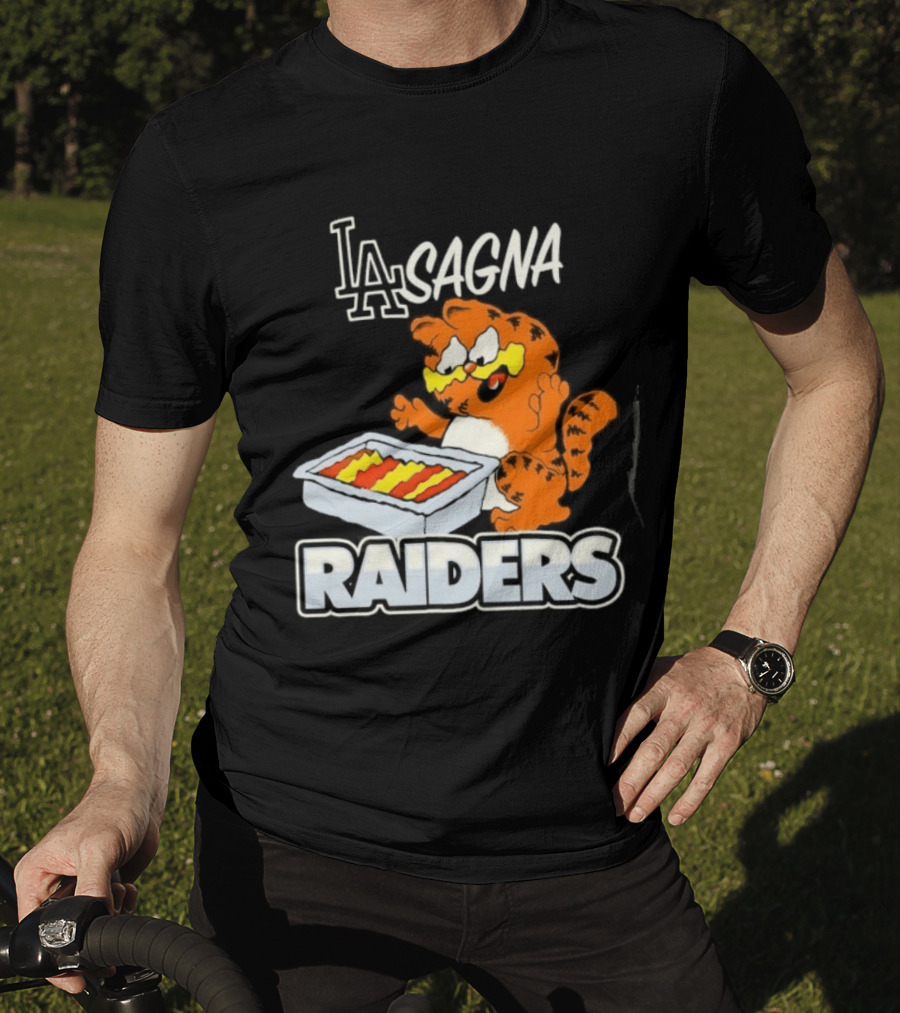 LA Lasagna Cat Raiders T-Shirt