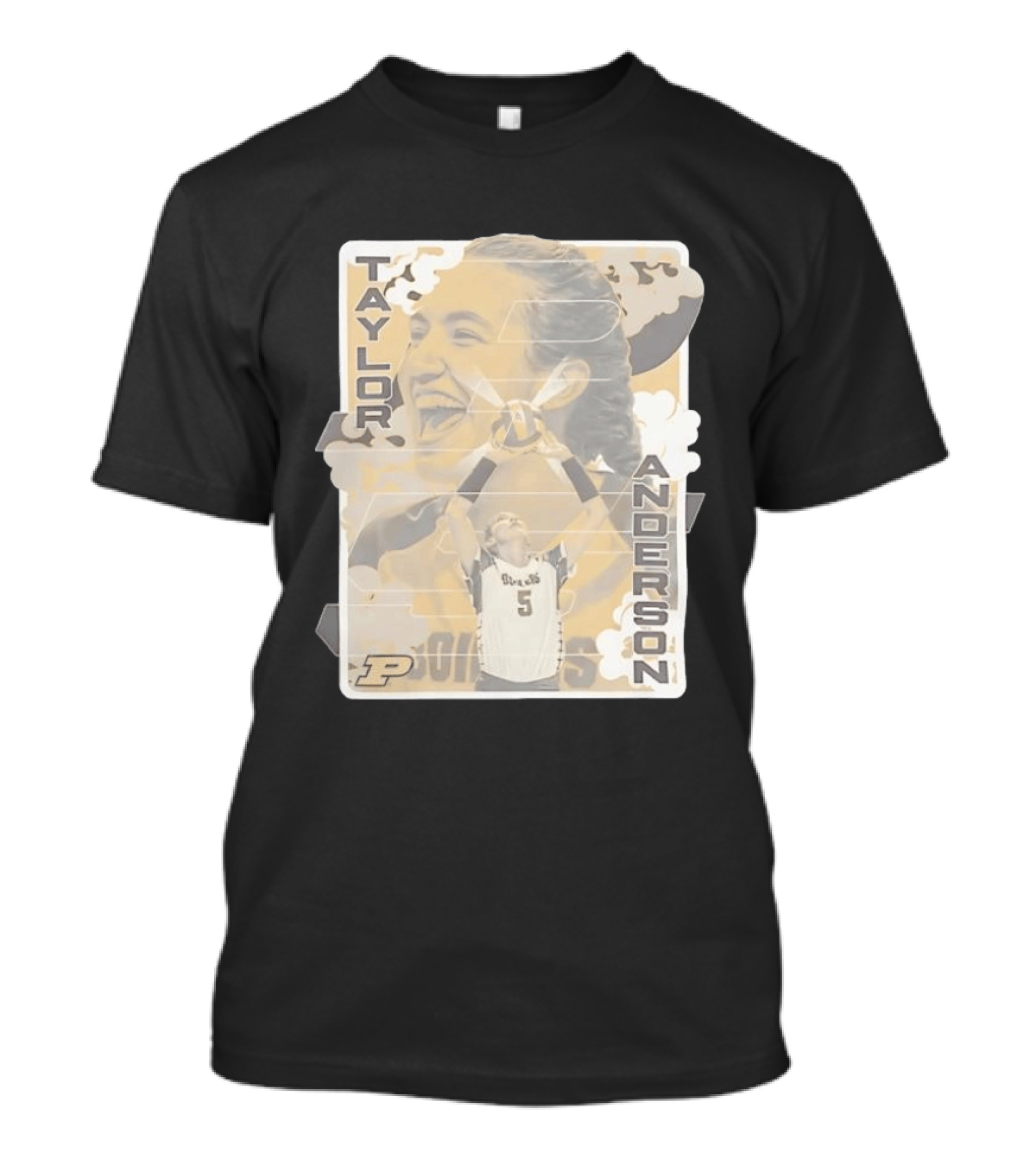 Taylor Anderson Purdue Boilers Volleyball Number 5 Player T-Shirt