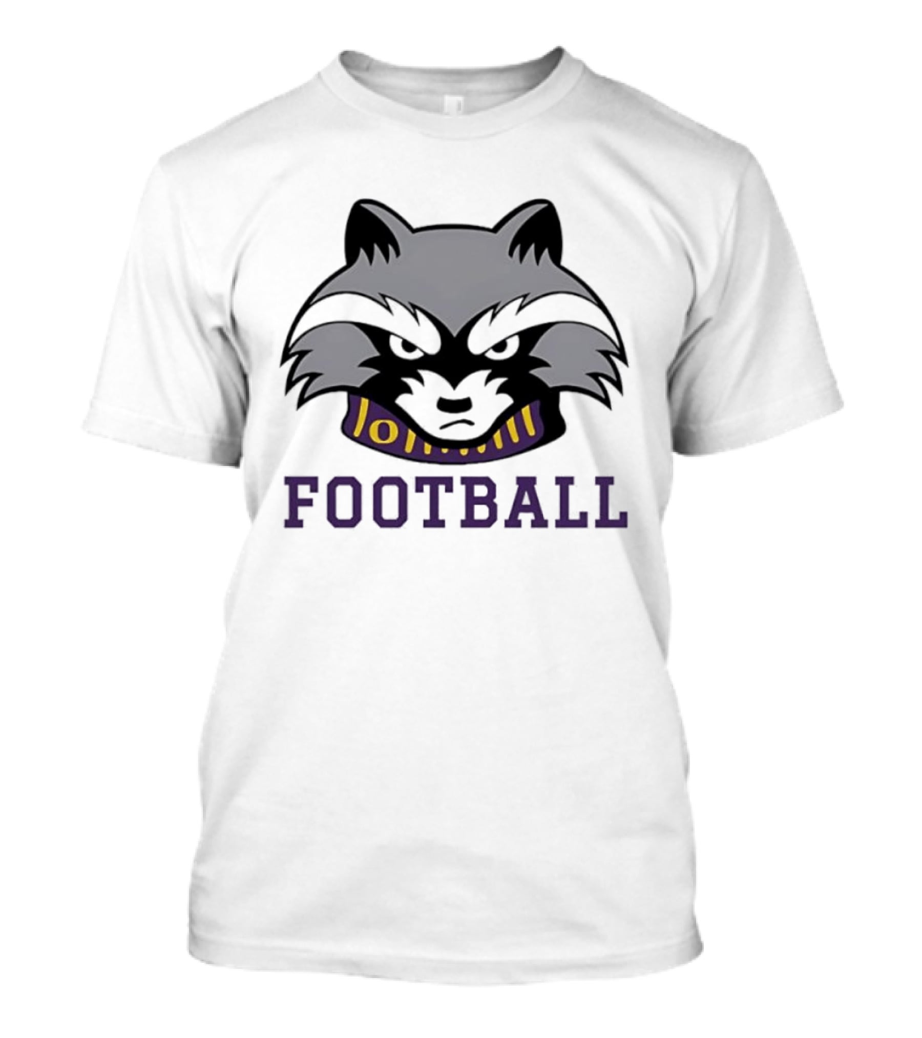 John Hill Football Raccoon Team T-Shirt