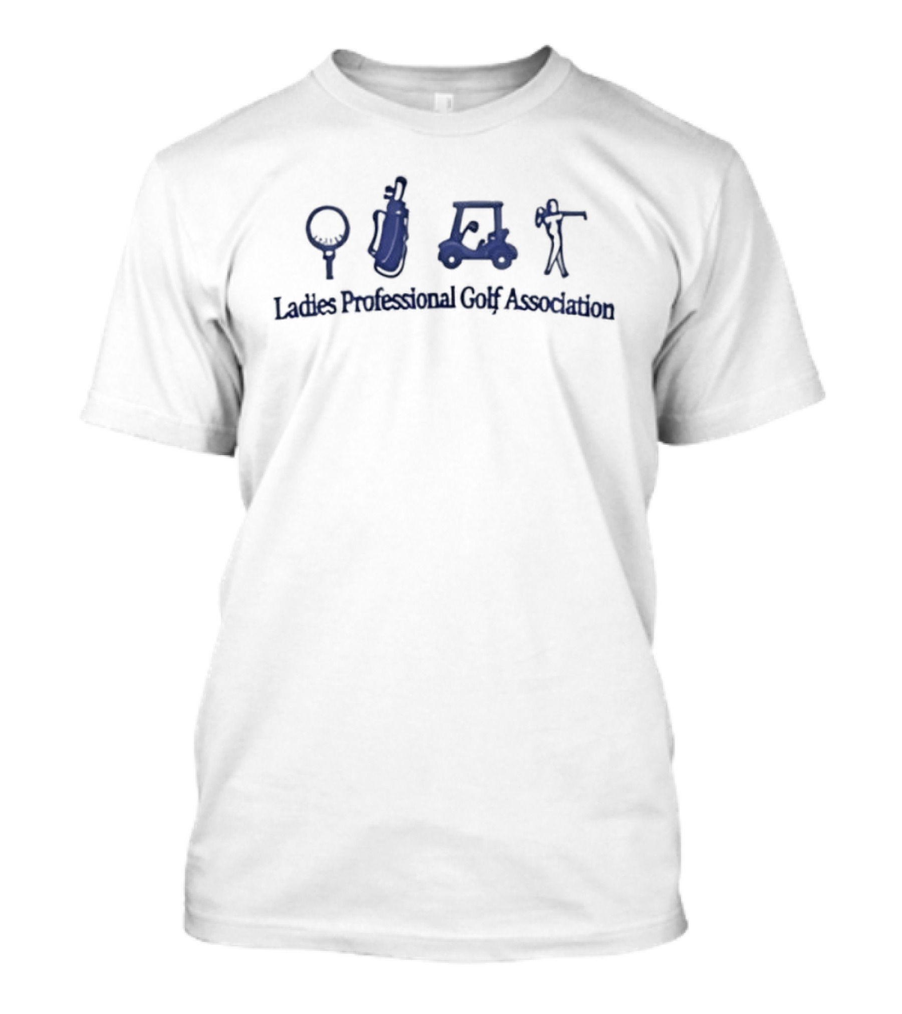 Ladies Professional Golf Association Golf Bag And Cart T-Shirt