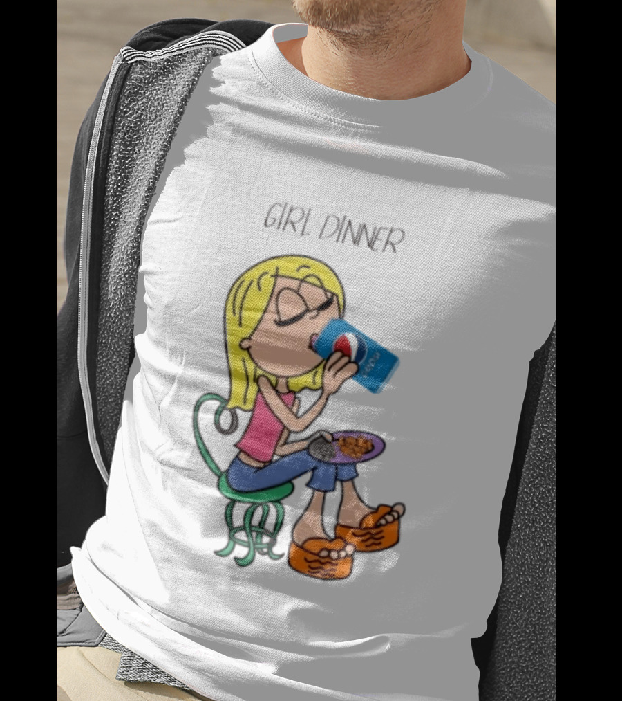 Lizzie McGuire Y2K Girl Dinner Pepsi Retro Fashion T-Shirt
