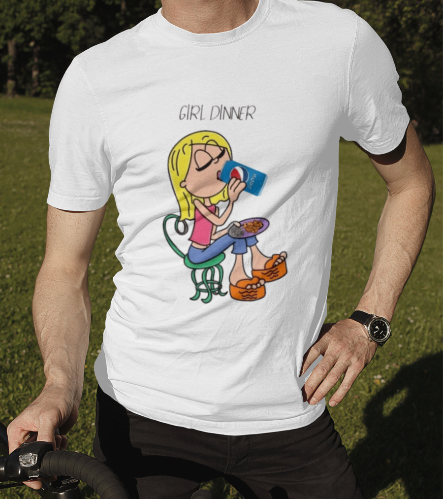 Lizzie McGuire Y2K Girl Dinner Pepsi Retro Fashion T-Shirt