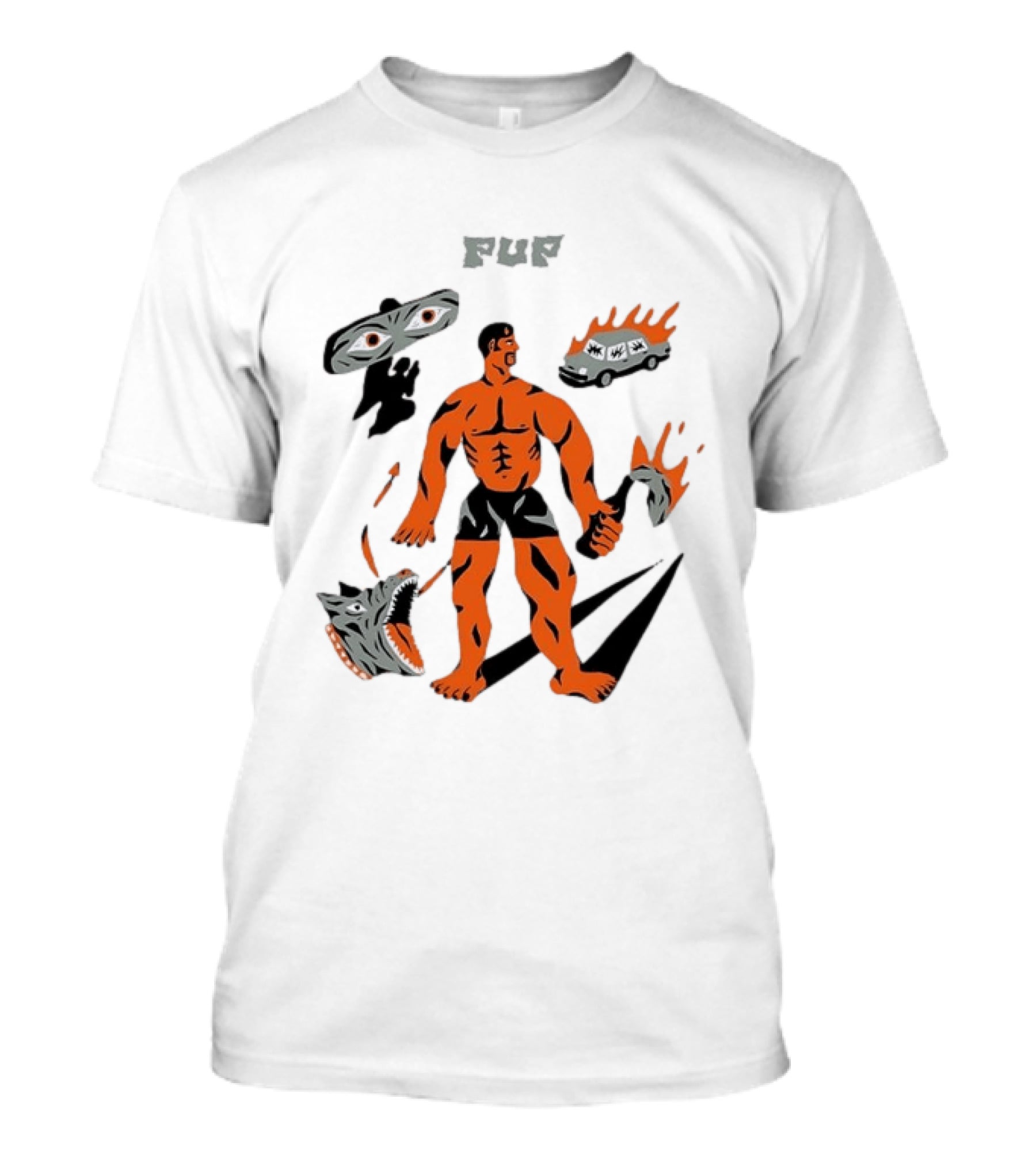 Pup Band Punk Rock Alternative Music Fire Eyed Van And Warrior Scene T-Shirt