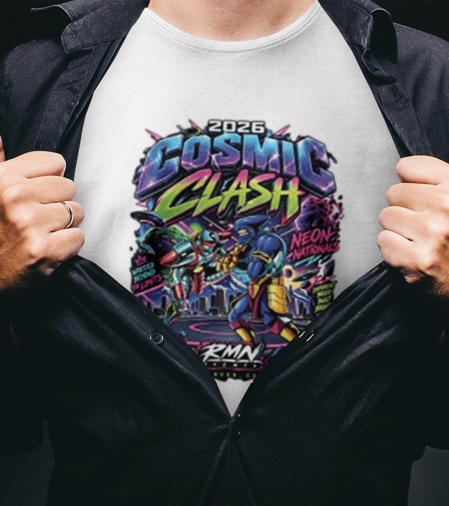 2026 Cosmic Clash Neon Nationals RMN Events T-Shirt