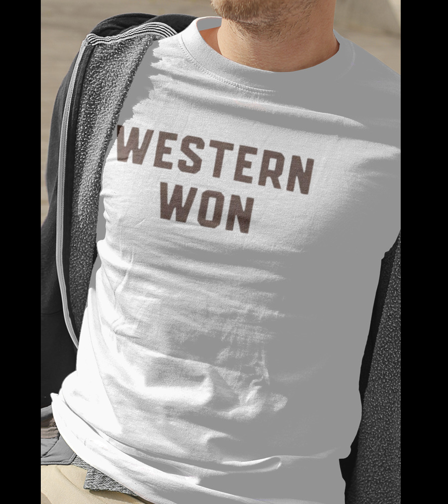 Western Won Bold Lettering T-Shirt