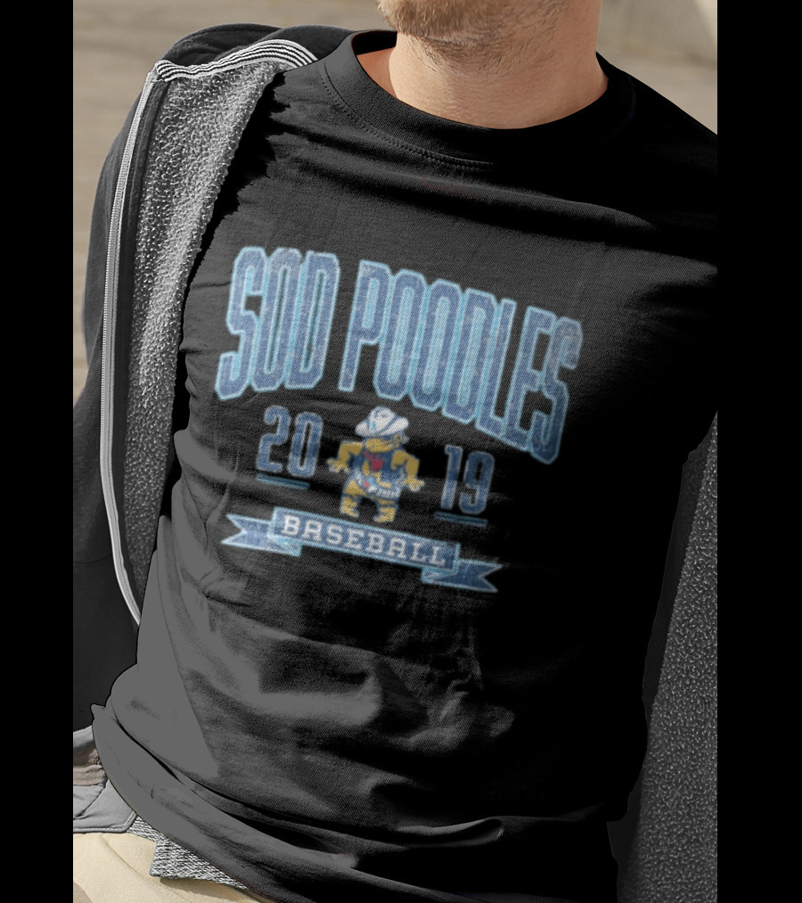 Sod Poodles 2019 Baseball Cowboy Hat Vest T-Shirt