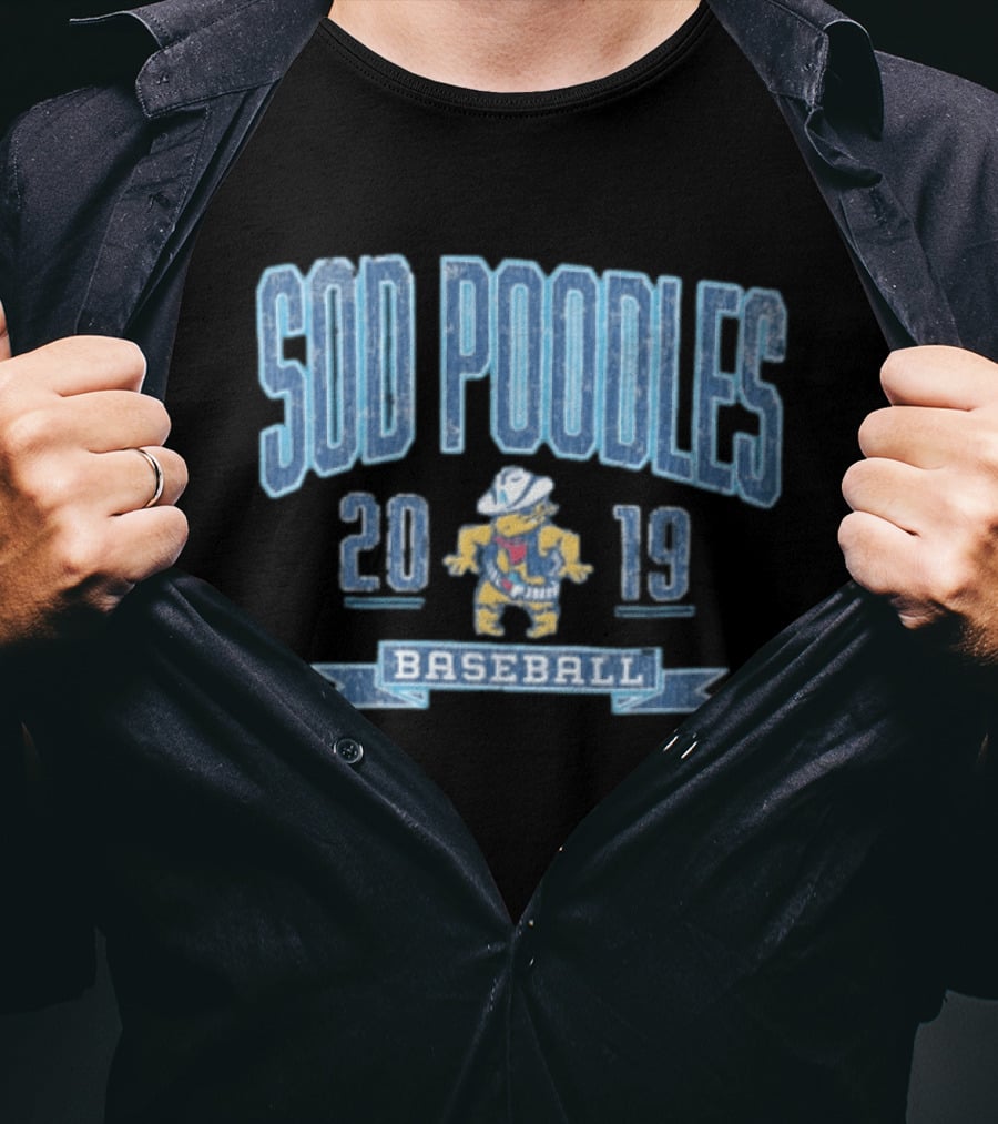 Sod Poodles 2019 Baseball Cowboy Hat Vest T-Shirt