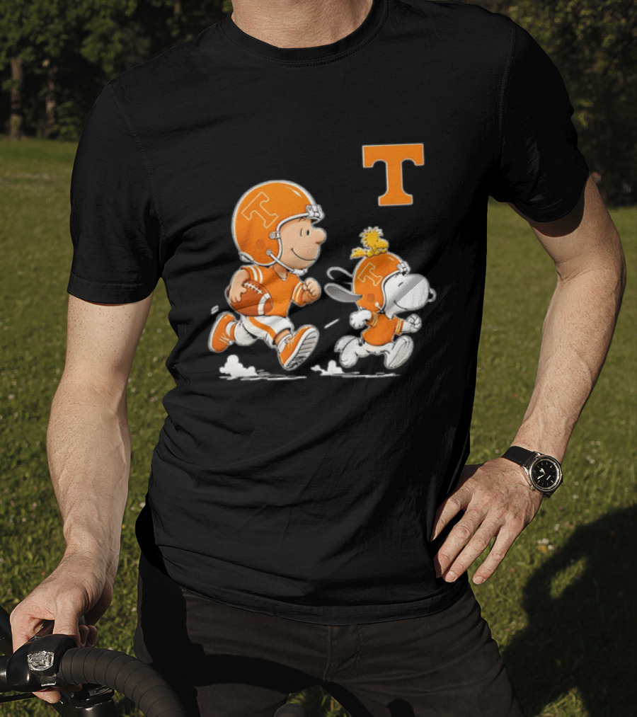 Charlie Brown Snoopy Woodstock Tennessee Volunteers Football 2026 T-Shirt