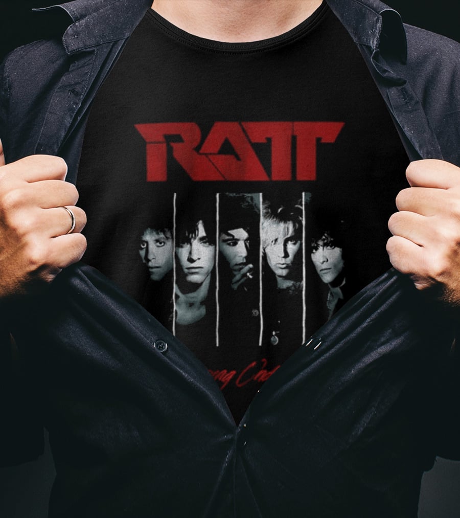 Ratt Dancing Undercover Album Cover T-Shirt