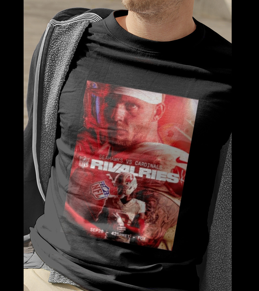 NFL Seahawks Vs Cardinals Rivalries September 20 Game Event 425PM ET On FOX T-Shirt