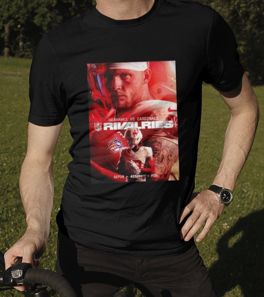 NFL Seahawks Vs Cardinals Rivalries September 20 Game Event 425PM ET On FOX T-Shirt