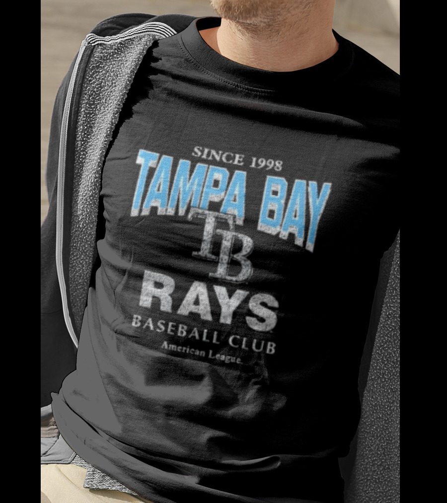 Since 1998 Tampa Bay Rays TB Baseball Club American League T-Shirt