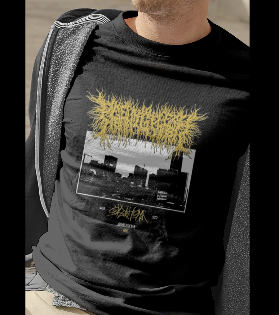 Deathoma 405 572 MMXXVI Cityscape Death Metal Amagiri Skreamxx T-Shirt