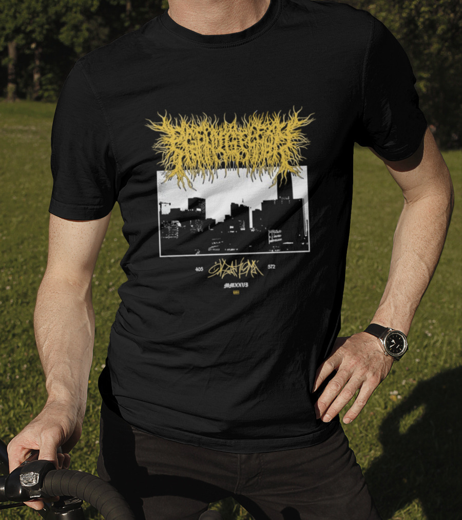 Deathoma 405 572 MMXXVI Cityscape Death Metal Amagiri Skreamxx T-Shirt