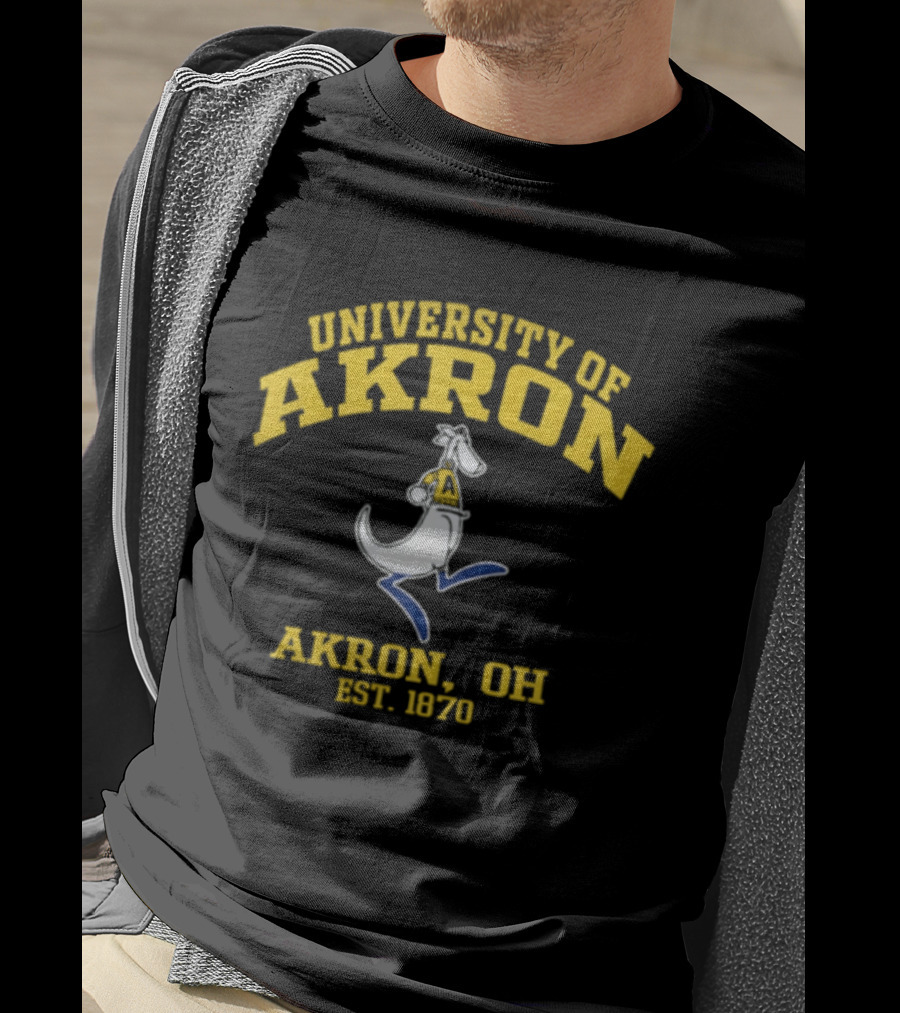 University Of Akron Zips Kangaroo Akron OH Est 1870 T-Shirt