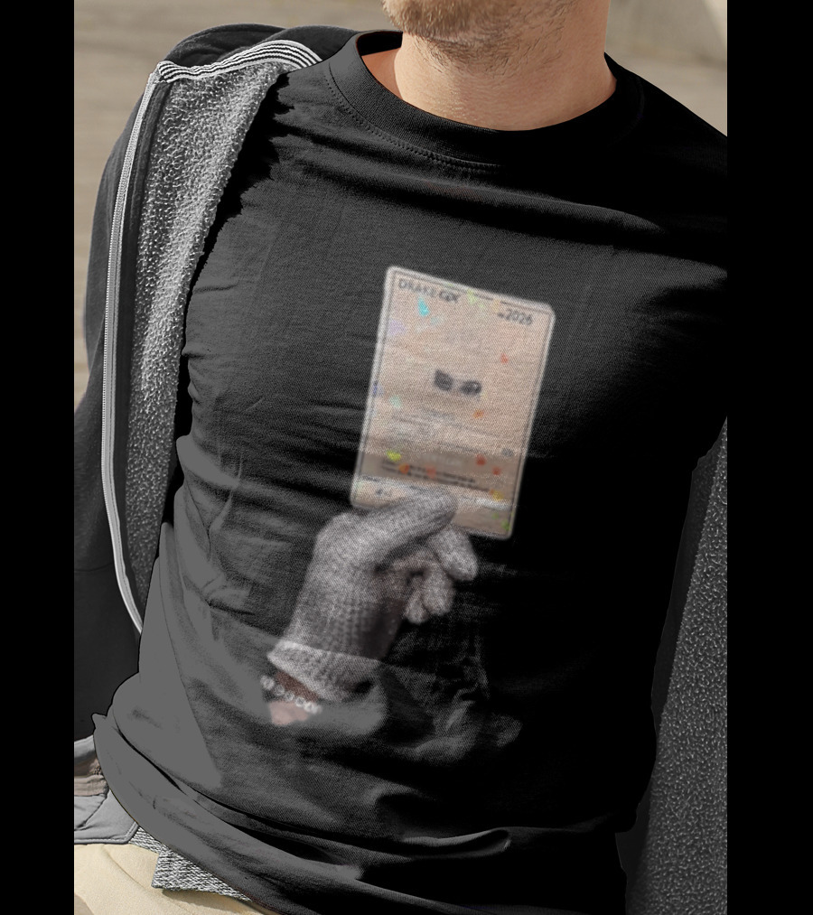 Drake GX 2026 Habibti 100 Rhinestone Glove Holding Trading Card T-Shirt