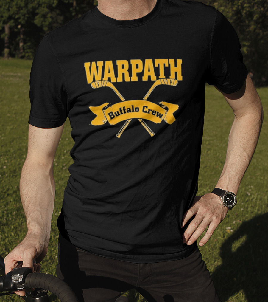 Warpath Buffalo Crew Hockey Team T-Shirt