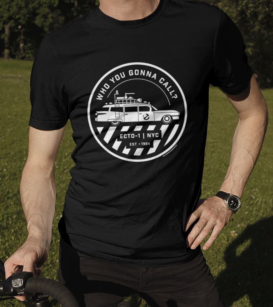 Ghostbusters Ecto 1 NYC Who You Gonna Call Est 1984 T-Shirt