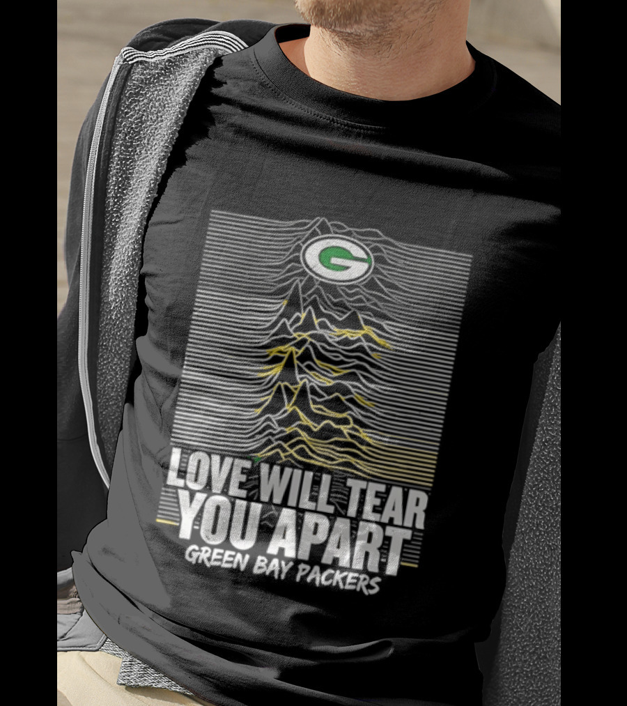 Green Bay Packers Love Will Tear You Apart T-Shirt