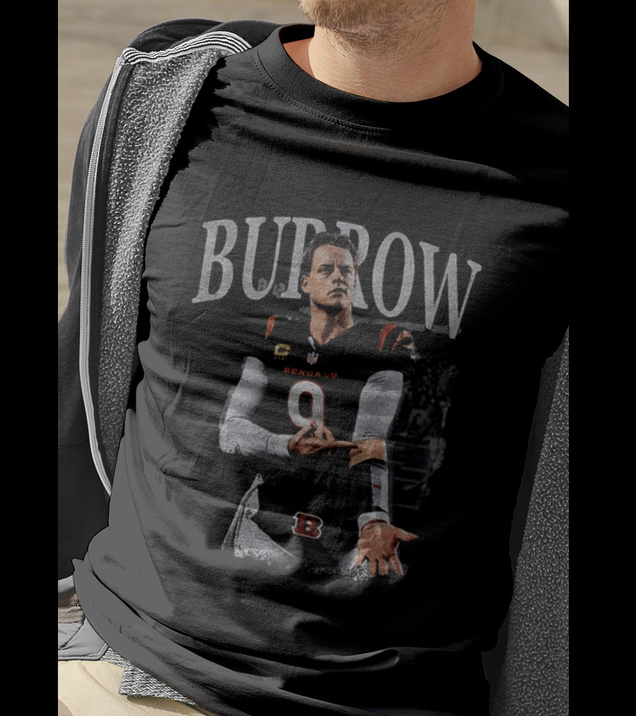 Joe Burrow Bengals Game Day Quarterback Action T-Shirt